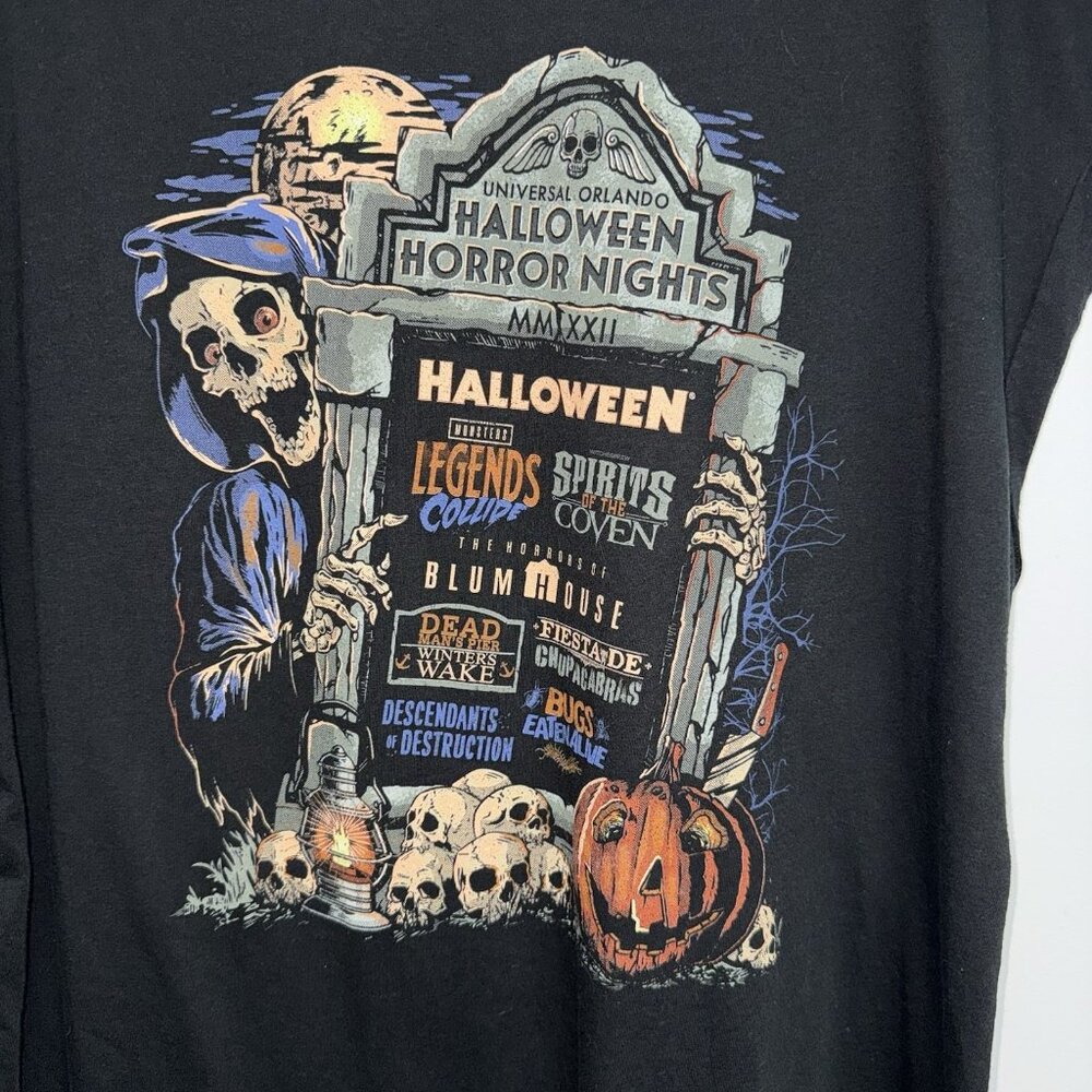 Universal Studios Halloween Horror Nights Graphic T-shirt Womens 3X Black 2022